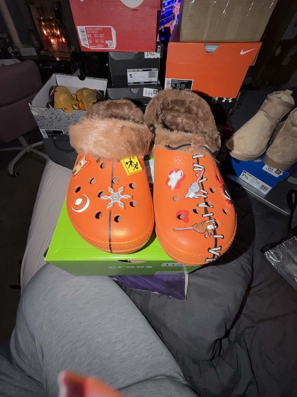 Crocs x South Park Classic Lined Clog Kenny Orange 211499-90H